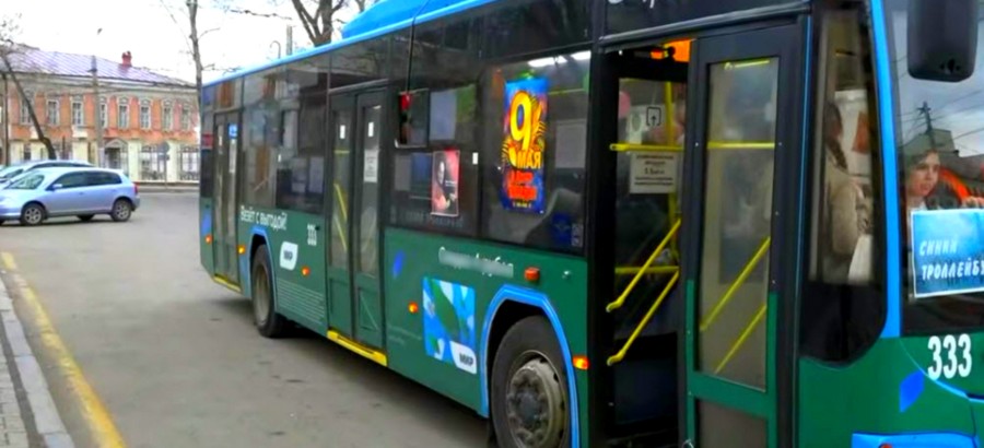 «Синий троллейбус» будет курсировать по улицам Иркутска 9 мая